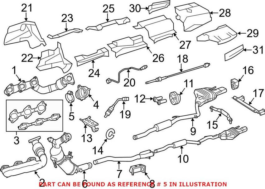 Mercedes Exhaust Clamp 2034900641